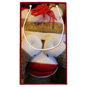 Flüchtige Blick-a-Boo-Sockaffe Kleine Geschenktüte