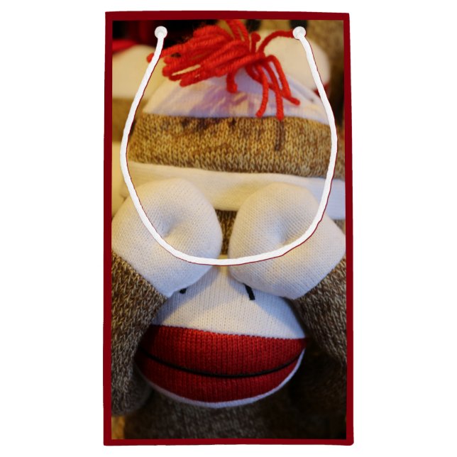 Flüchtige Blick-a-Boo-Sockaffe Kleine Geschenktüte (Rückseite)