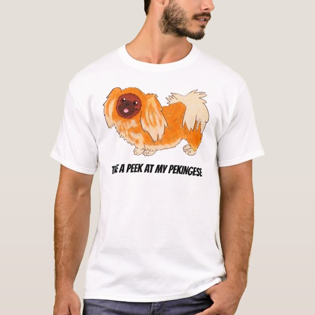 Flüchtige Blick auf meinem Pekingese T-Shirt (Vorderseite)