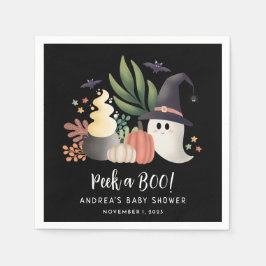 Flüchtige Blick einer Boo Halloween Ghost Baby Dus Serviette