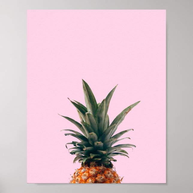 Flüchtige Blick eines Ananas, auf Trend, modern, Poster (Vorne)