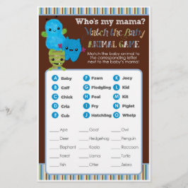 Flüchtige Blick eines Boo Monsters Baby Shower Gam