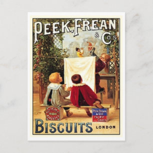 Flüchtige Blick Frean Cos. Biscuits London Vintage Postkarte