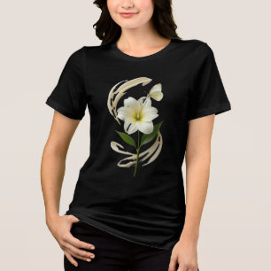 Flüchtige Gnade Blühen und Treiben Zartes Gleichge Tri-Blend Shirt