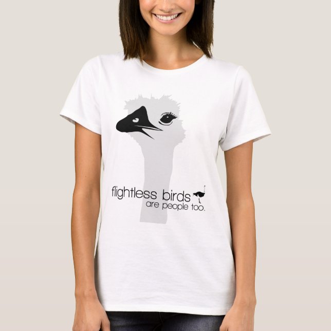 Flüchtige Vogelserie T-Shirt (Vorderseite)