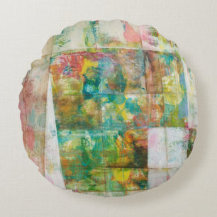 Flüchtiger Blick ein Boo IV Rundes Kissen