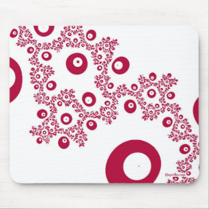 Flüchtiger Blick ein Boo-Rot Mousepad