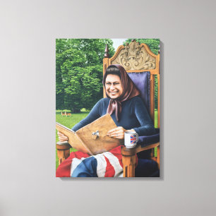 Flüchtling von England 1975 Leinwanddruck