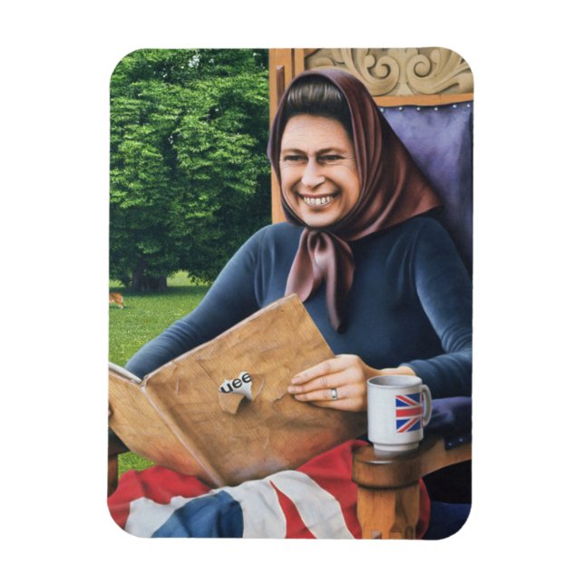 Flüchtlinge aus England 1975 Magnet (Vertikal)