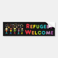 Flüchtlinge und Migranten willkommen