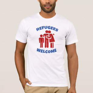 Flüchtlinge willkommen T-Shirt