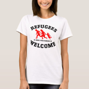 Flüchtlings-Willkommen holen Ihre Familien T-Shirt