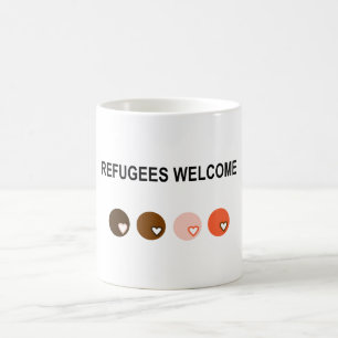 Flüchtlingswillkommen Tasse