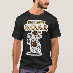 Fluchtziege Lustiger Escape Room Liebhaber Sündenb T-Shirt