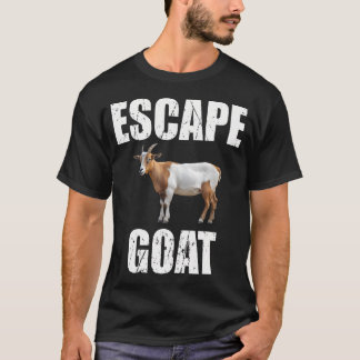 Fluchtziege Sündenbock Tier Huda Humor Insel T-Shirt