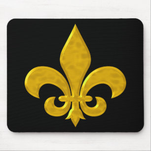 Fluer De Lis Hammergold Mousepad