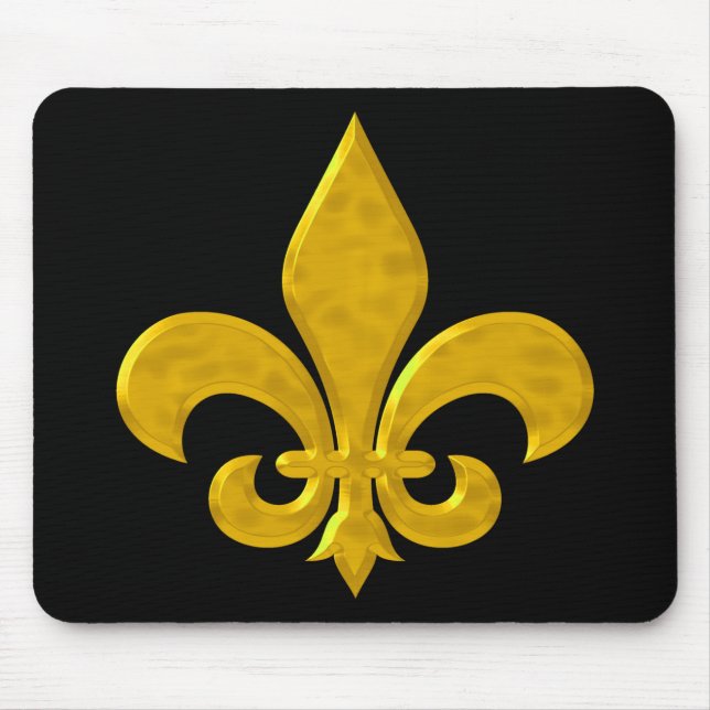 Fluer De Lis Hammergold Mousepad (Vorne)