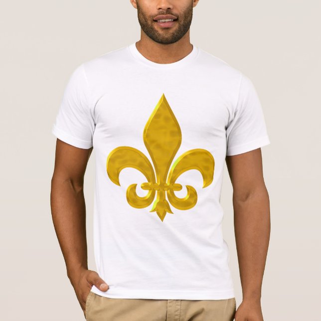 Fluer De Lis Hammergold T-Shirt (Vorderseite)