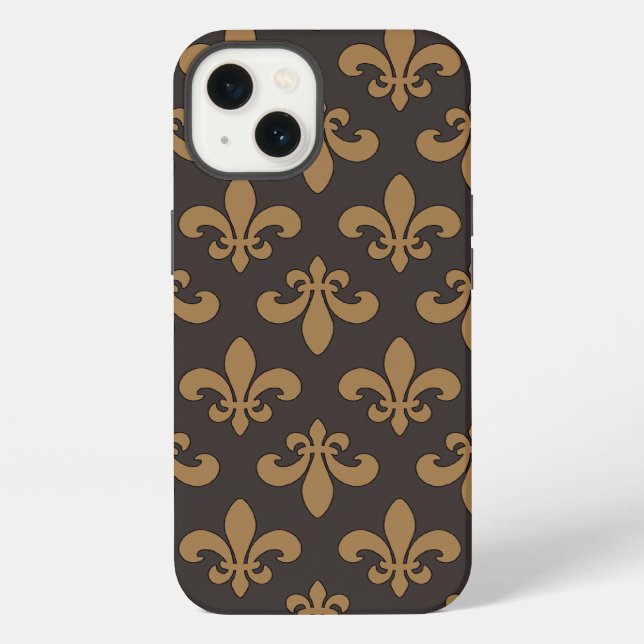 Fluer Des Lis Schokolade Heißgetränk iPhone Hülle (Rückseite)