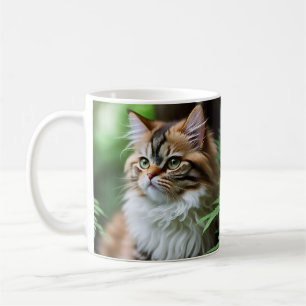 "Fluff and Cuddles: The Chubby Persian Cat" Kaffeetasse