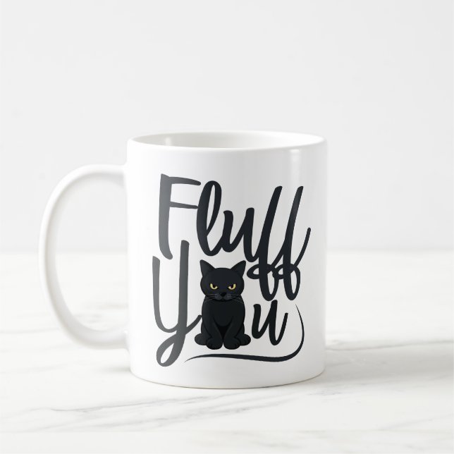 Fluff, Cat Spaß Kaffeetasse (Links)