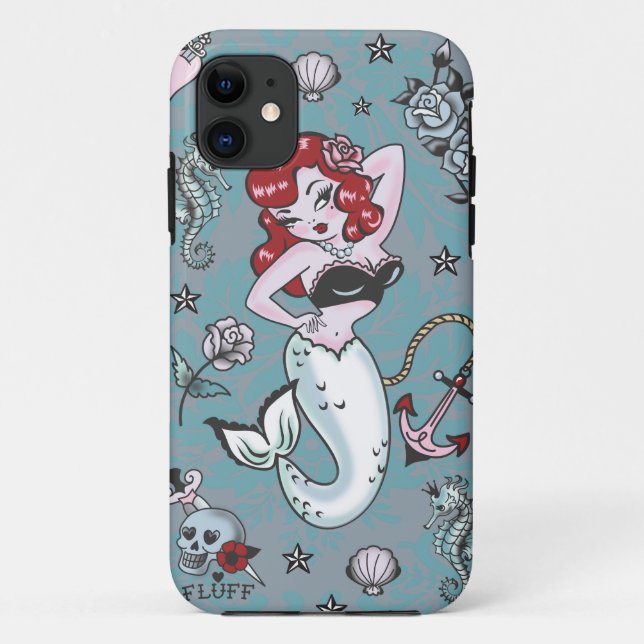 Fluff Molly Mermaid Iphone 5 Fall Case-Mate iPhone Hülle (Rückseite)