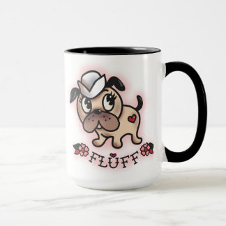 Fluff Monty der Sailor Mops Tasse
