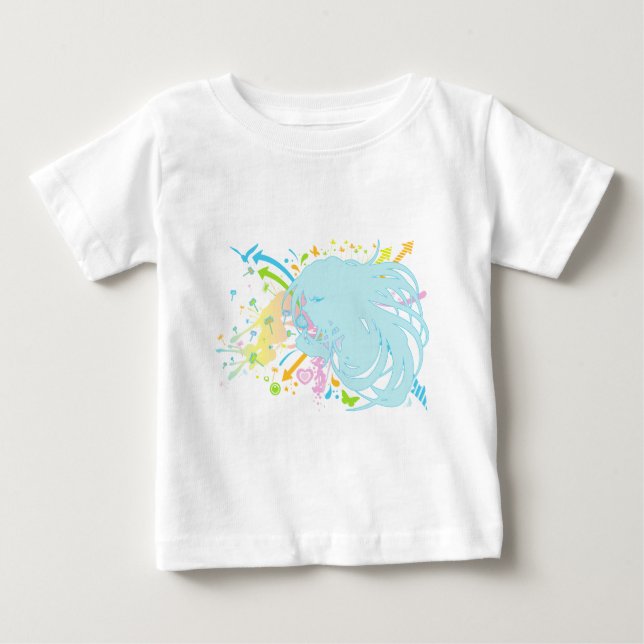 Fluff_of_a_Dandelion Baby T-shirt (Vorderseite)