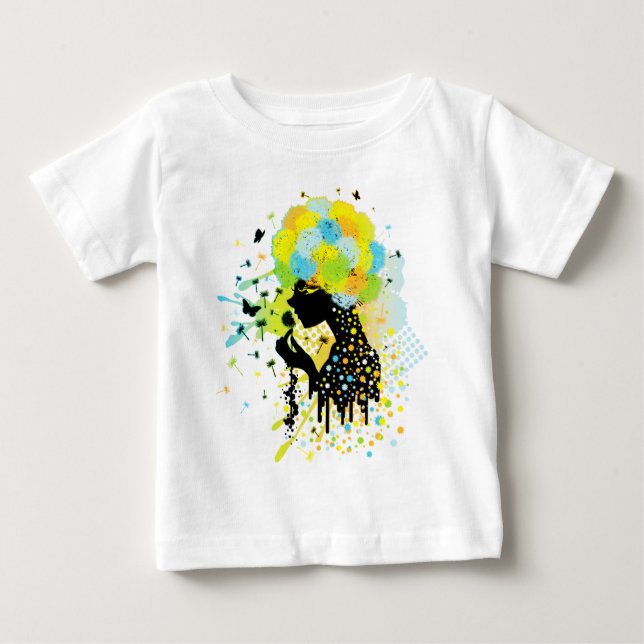Fluff_of_a_Dandelion Baby T-shirt (Vorderseite)