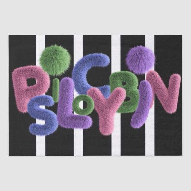 Fluff Psilocybin Tissue Papper Seidenpapier (Vorderseite)