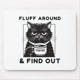 Fluff rund um den lustigen Sarcastic Cat Lady Quot Mousepad