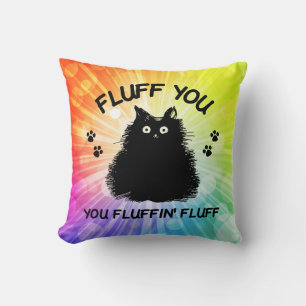 Fluff Sie Fluffin Fluff Kitty Cat Kissen