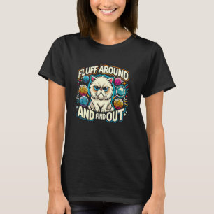 Fluff umher und erleben Sie die lustige Black Cat T-Shirt