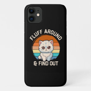 Fluff umher und erleben Sie die lustige Retro-Katz Case-Mate iPhone Hülle