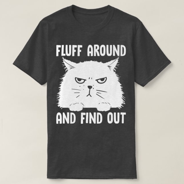 Fluff umher und erleben Sie die tollen Cat Lover C T-Shirt (Design vorne)