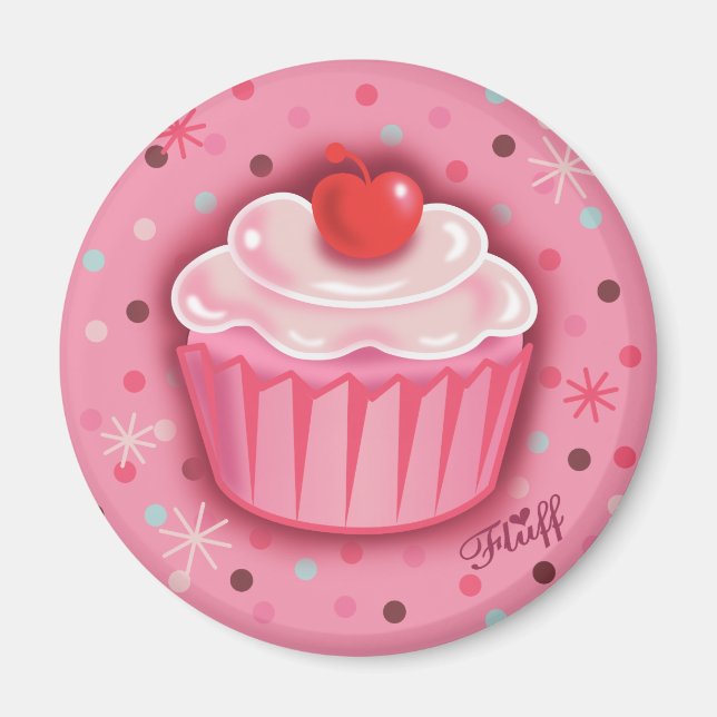 FluffCakes Magnet Pink (Vorne)