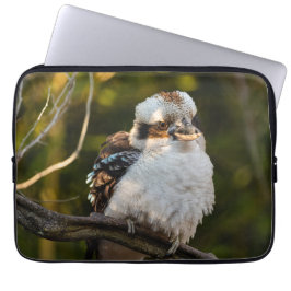 Fluffed up lacht kookaburra laptopschutzhülle