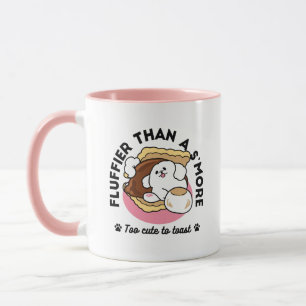 Fluffier als a S’more - Niedlicher Hund und Desser Tasse