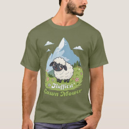 Fluffiest Lawn Mower – Adorable Blacknose Sheep T-Shirt