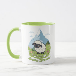 Fluffiest Lawn Mower – Adorable Blacknose Sheep Tasse
