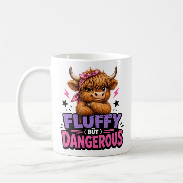 Fluffig aber Gefährlich Kaffeetasse (Links)