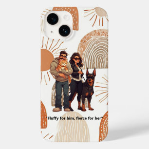 "Fluffig für ihn, wild für sie." Case-Mate iPhone 14 Hülle