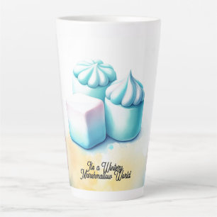 Fluffige Marshmallow-Welt  Milchtasse