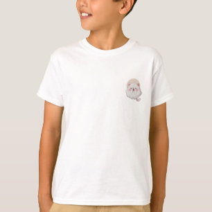Fluffige weiße Wolkenkatze lachende Kinder T-Shirt