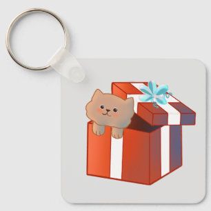 Fluffiges Geschenk Schlüsselanhänger