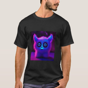 Fluffiges helles Monster - Süße Kreatur Kunstwerk T-Shirt
