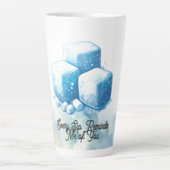 Fluffiges Marshmallow Erinnern  Milchtasse (Vorderseite)