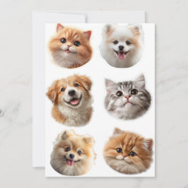 Fluffing Around Feiertagskarte