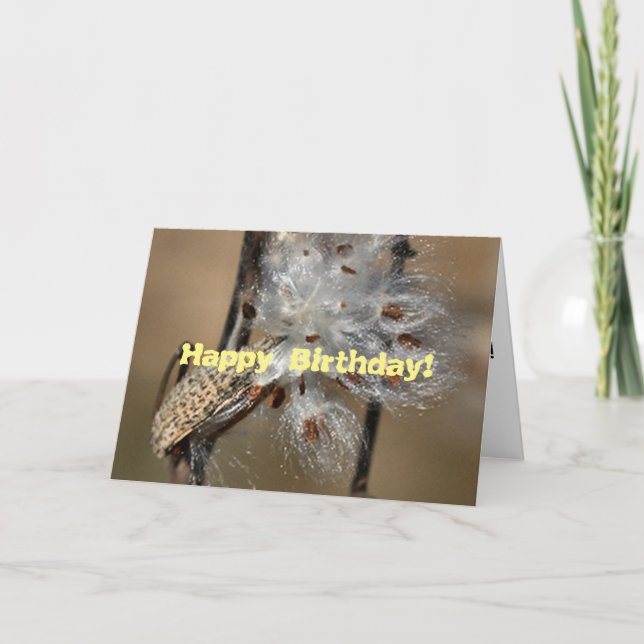 Fluffkin Birthday Card Karte (Vorderseite)