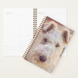 Fluffy Airedale Welsh Terrier Type Doppy Welpe Planer